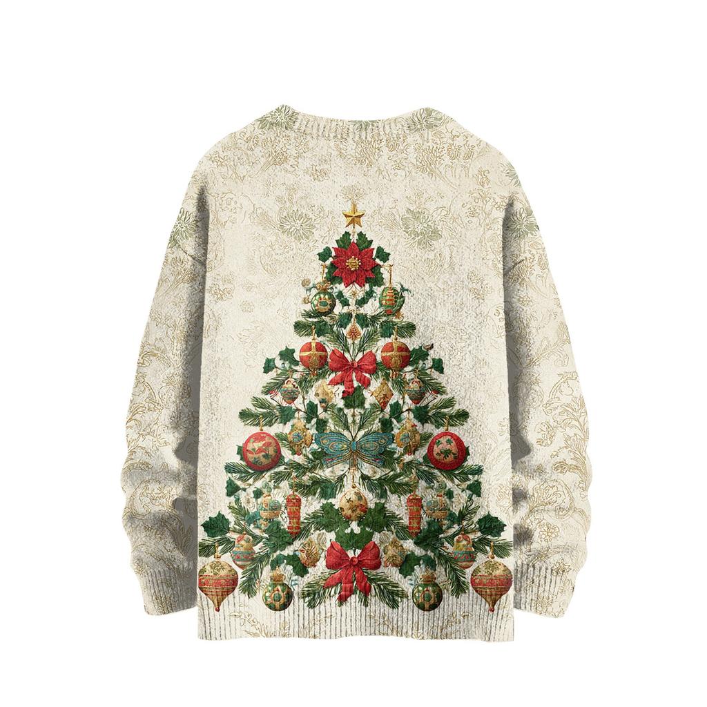 Christmas Sweatshirts For Women Knit Sweater Cute Shirt Fall Crewneck Pullover Tops
