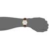 [Citizen Q&Q] Analog Watch Waterproof Date Day Leather Strap A206-107 Men's White Brown