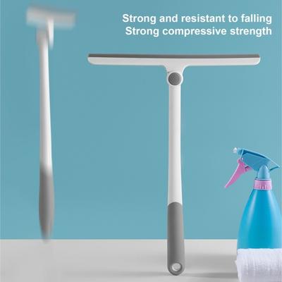 Duschabzieher mit ergonomischem Griff, um 360 Grad drehbar, Handfenster-Spiegelabzieher, Badezimmerzubehör