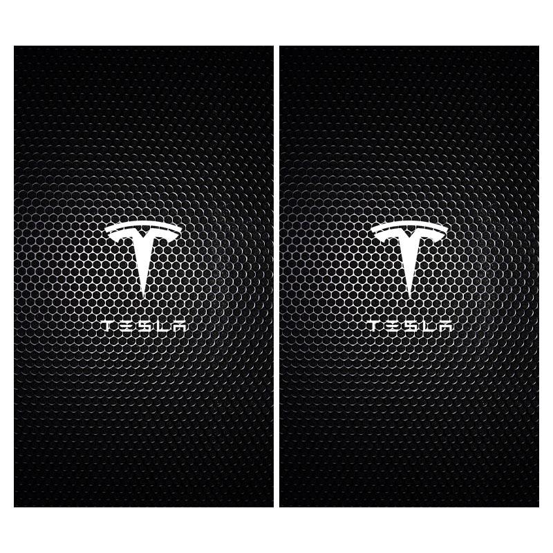 2Pcs Car Center Pillar Protective Film Anti-scratch 3D Sticker Decal For Tesla Model 3 Roadster Model S Model X Model Y