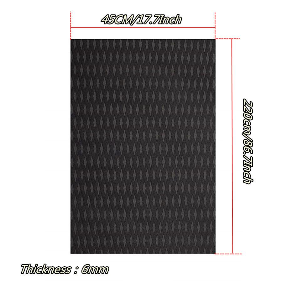 Non-Slip Surfboard Flooring Mat Pad Deck Mat EVA Foam for Boat Kayak 45x220cm