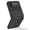 Armored Case for Samsung Galaxy Z Flip 4 5G, CamShield Slide, Black