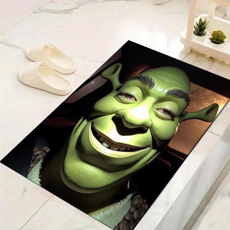 1Pc Green Ogre Adventure Rug Office Carpet Indoor Outdoor Doormat Nonslip Soft Comfortable Living Christmas Halloween Xmas Gift D924602