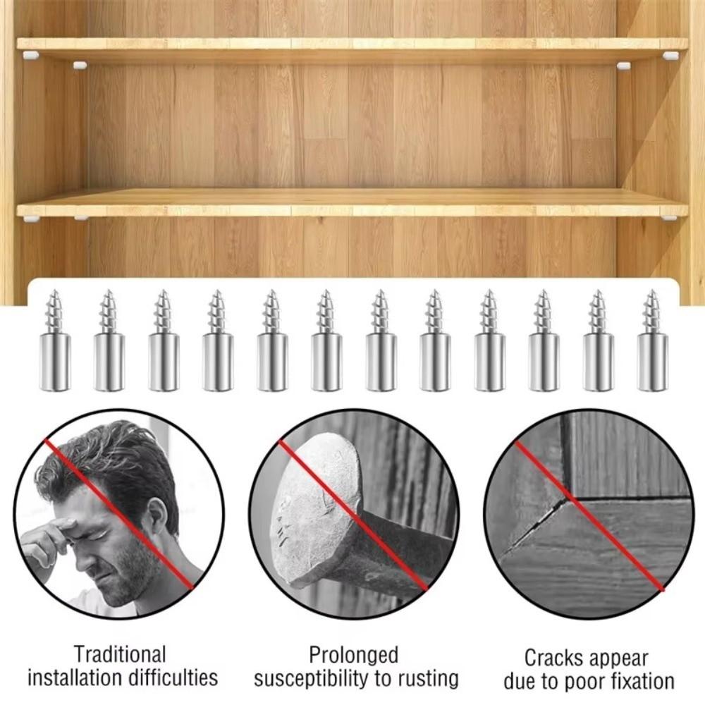 Multifunctional Shelf Support Pegs Portable Heavy Duty Floating Shelfs New Glass Wood Shelf Peg