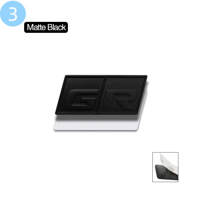 GR Sport 3D Metal Car Steering Wheel Interior Badge Emblem Decals For C-HR C-orolla R-AV4 Prius C-amry