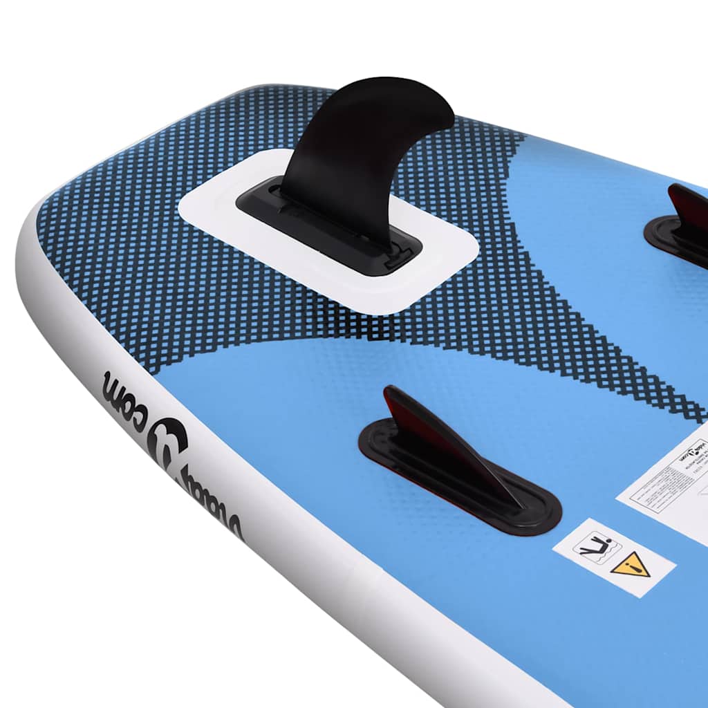 Vidaxl Inflatable Sup Board With Accessories, Blue, 300X76X10 Cm