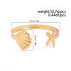 SHIXIN Bohemian Starfish Scallop Open Bangle for Women Fashion Smooth Metal Cuff Bracelet Hand Decoration Summer Beach Jewelry
