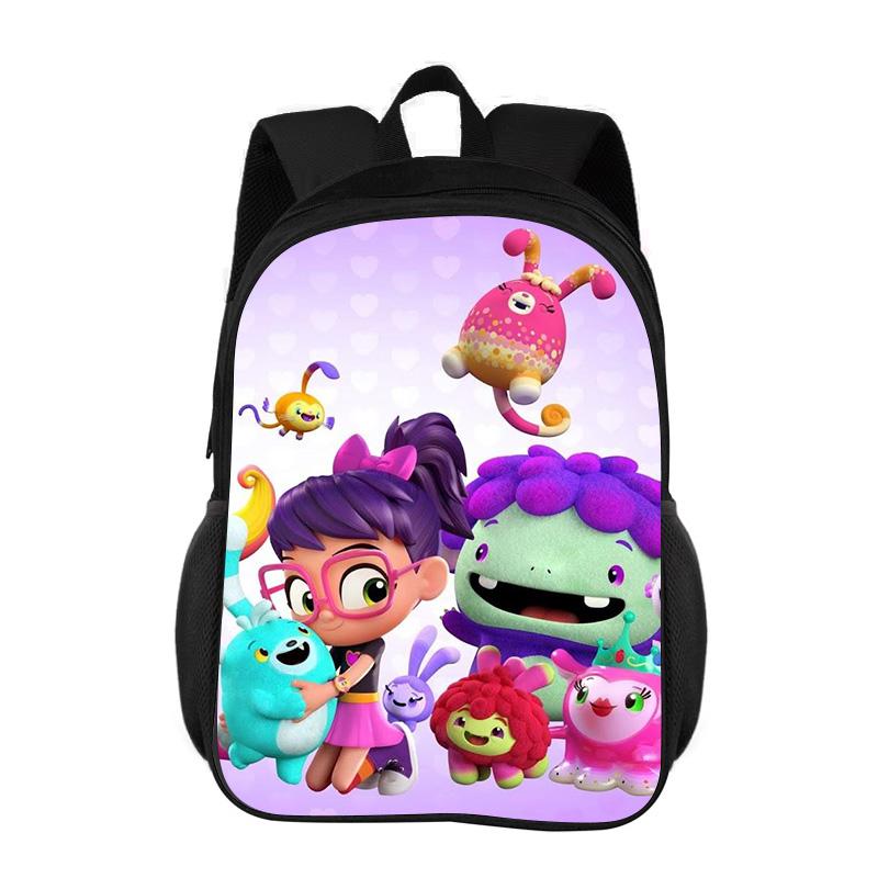Abby Hatcher Shoulder Protection Backpack New Cartoon Print Student Boys and Girls Best Birthday Gift Companion for School