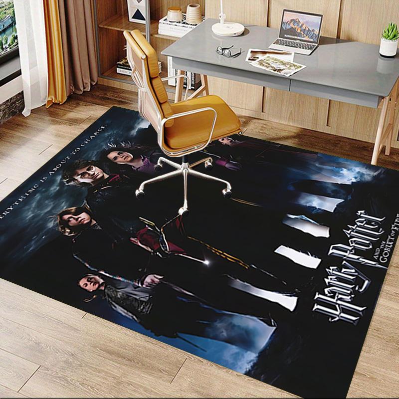 1pc Harry Potter, Goblet of Fire Carpet, for Home & Office Decor, Desk Chair Carpet, Festive GiftL1431