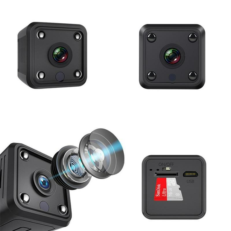 Small Square Wifi Camera, Home Infrared Night Vision High Definition Network Wireless Security Camera X6