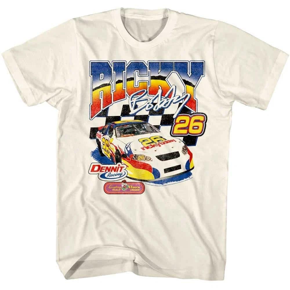 Talladega Nights Dennit Racing Old Sponsors Men s T Shirt XL
