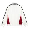 Li-Ning Sports Life Series Letter Polo Collar Long Sleeve Sweatshirt Off White Men AWDVC89-1