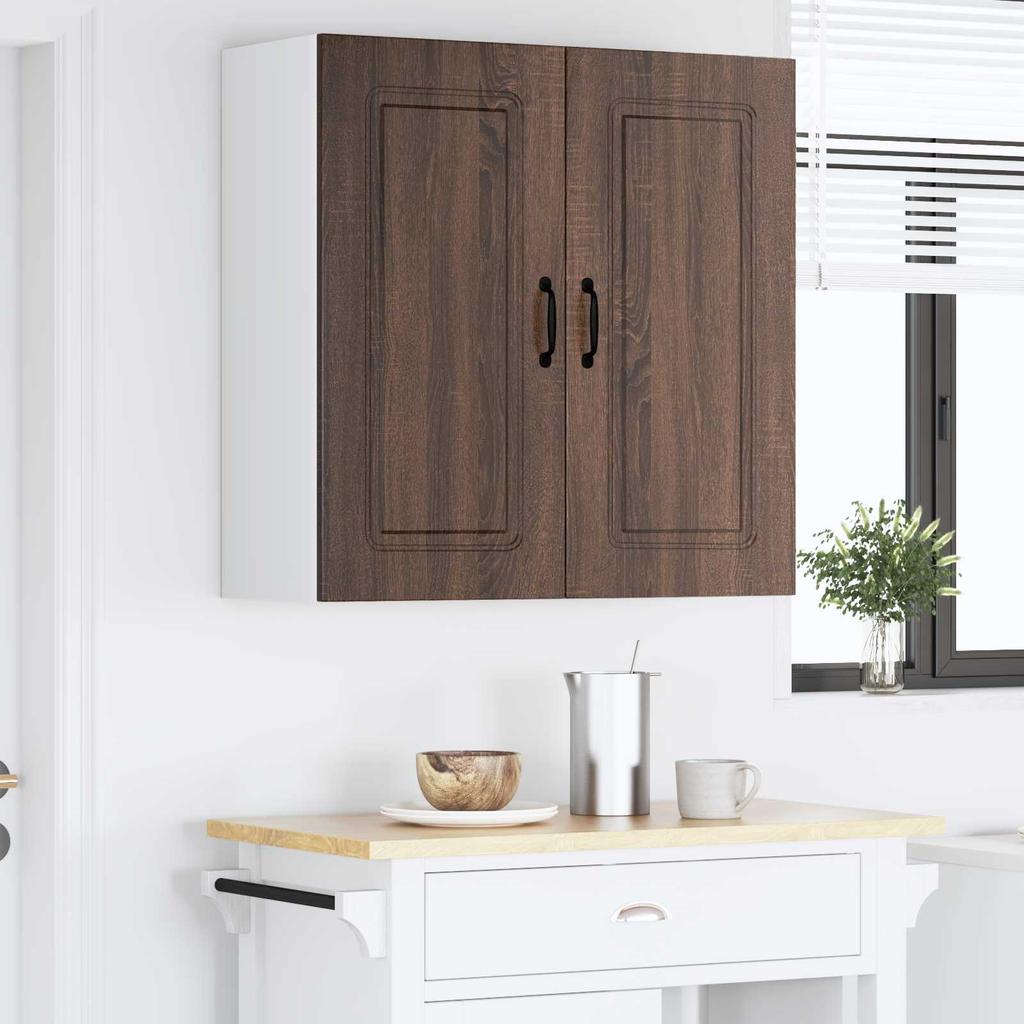 Dishwasher Front Panel Kalmar Brown Oak Effect 80 X 31 X 80 Cm