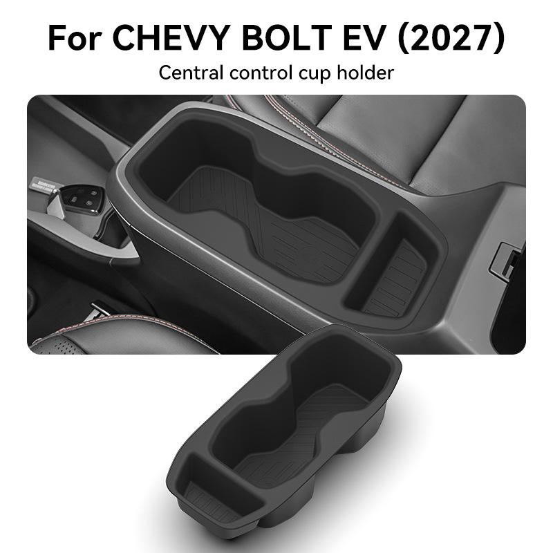 For Chevy Bolt EV 2027 Interior Storage Set Cup Holder Armrest Box Organizer Console Auto Accessories
