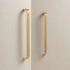 Italian Minimalist Solid Brass Furniture Handles Golden Handles for Wardrobe and Drawer Hardware Fitting Kitchen Cabinet Handles 2