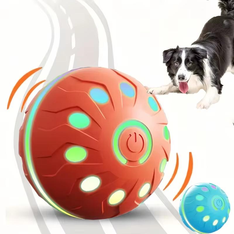 Usb Charging Electronic Jumping Rolling Ball Interactive Pet Ball Interactive Smart Dog Ball For Pet Entertainment Large