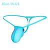Men Low Waist Sexy Thin Ice Silk Pure Desire Thong Underwear For Large Size Comfort