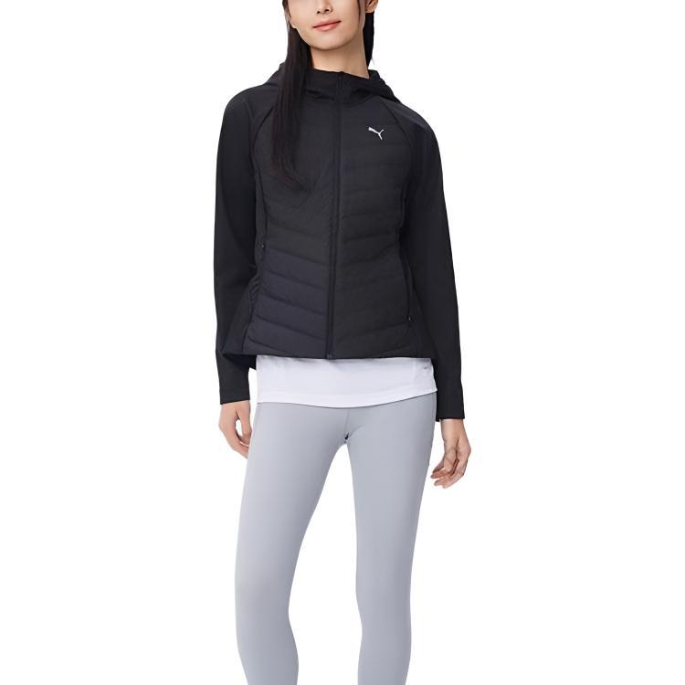 Puma Down Jackets Women's Black Hooded Moderate Other 527171-01