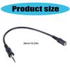 Upgrades Sound Cable With 3.5mm Female Connector ABS Sound Cable Female Plug Connector for  VX-6 VX-7R VX-120