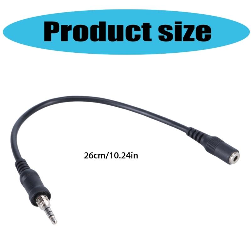 Upgrades Sound Cable With 3.5mm Female Connector ABS Sound Cable Female Plug Connector for VX-6 VX-7R VX-120