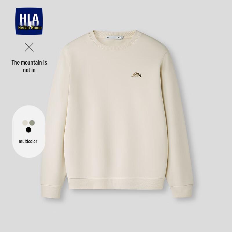 

HLA Men s Soft Round Neck Long Sleeve Sweatshirt L