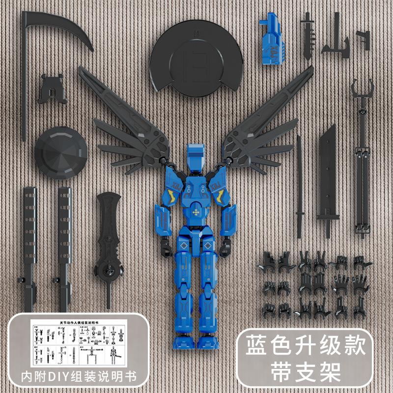 3D Printed Multi-Jointed Movable Lucky 13 Action Figures Full Body Assembly Completed Action Figure Dummy Toys Birthday Gifts