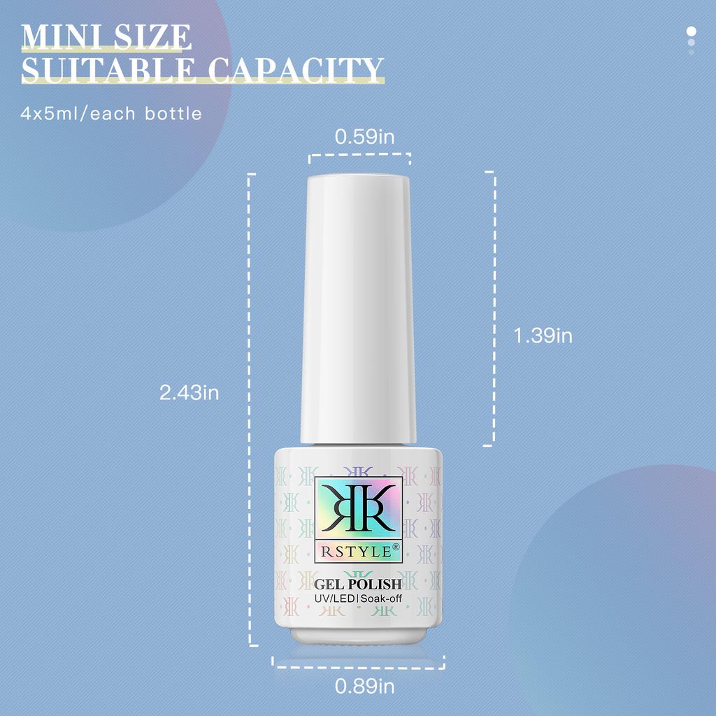 168W Nail Lamp Dryer Nail Gel Manicure Tool Set 20PCS Base Top Coat Gel Nail Polish Bright Color UV Gel Polish With Nail Art Tool