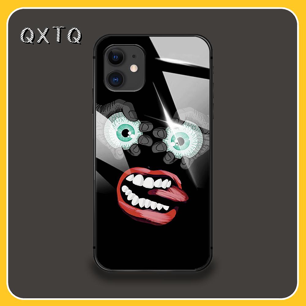 Artistic Fashion Eyes Case Mobile Cases & Covers Glass Cell Phone Case For IPhone Xiaomi Redmi Samsung Galaxy Note S 12 13 14 15 21 22 5G Pro Max Plus