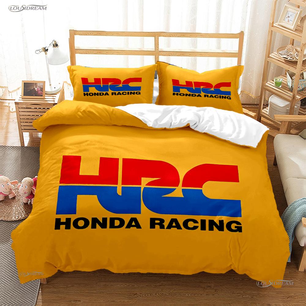 Modern Fashion Moto Enthusist Trend Duvet Cover Luxury Casal Bedding Set Soft Quilt Cover And Pillowcas Single/Double/Queen/King
