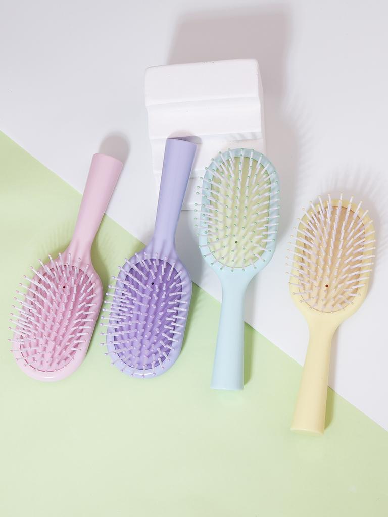 handle portable scalp massage hair comb brush cute cartoon air cushion comb girl's hair care tool Special for real hair wigs