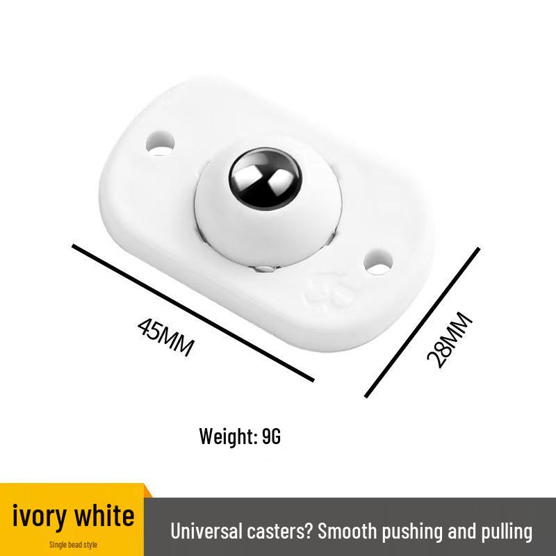 Universal Silent Rolling Caster Wheels - No-Drill Furniture Movers