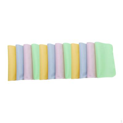 12Pcs Glasses Cloths Wipe Washable Reusable Eyeglass Camera Cloth for Computer Screen