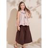 Montagut Girls' Summer Halter Top & Wide-Leg Pants Set