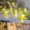 10LED Butterfly Transparent LED 150CM String Lights Home Decor Waterproof for Weddings Light String Colorful Battery Powered