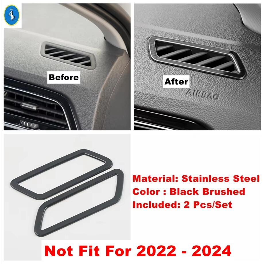 Dashboard Auto Air AC Vent / Glove Storage Box Cover Trim For Volkswagen T-Roc T Roc 2018 -  Car Interior Accessories