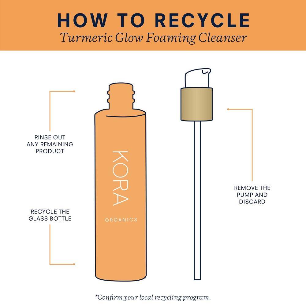 Kora Organics Turmeric Glow Foaming Cleanser