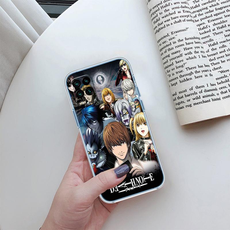

Death Note Ryuk kira Transparent Phone Case for Motorola Moto G40 G04 G05 One Ace Action Fusion + Plus Hyper Macro Vision Zoom Motorola One Fusion