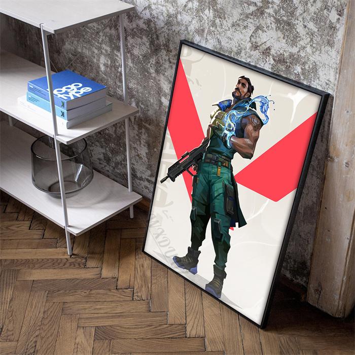 Classic Video Game Valorant Anime Characters Pictures For Living Room Art Home Wall Decor Canvas Painting Print Posters Gift