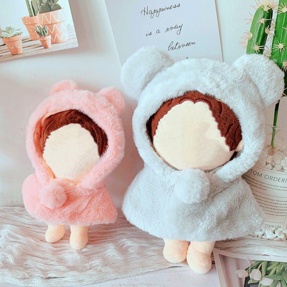 

Мягкая кукла-животное, игрушечная одежда, кукольная одежда, костюм, плащ с капюшоном, одежда для кукол, плюшевая кукольная одежда