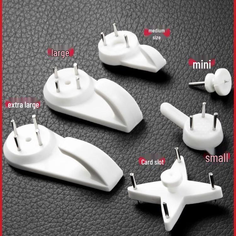 

Невидимые Бесшовные Гвозди для Подвешивания Фоторамок - Прочные, Незаметные Настенные Крючки для Свадебных Фотографий Small, 10 pieces