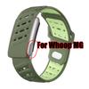 For WHOOP MG / WHOOP 5.0 Breathable Wrist Band Soft Slicone Sweatproof Adjustablle Rubber Band for Whoop 5.0 MG Wristband