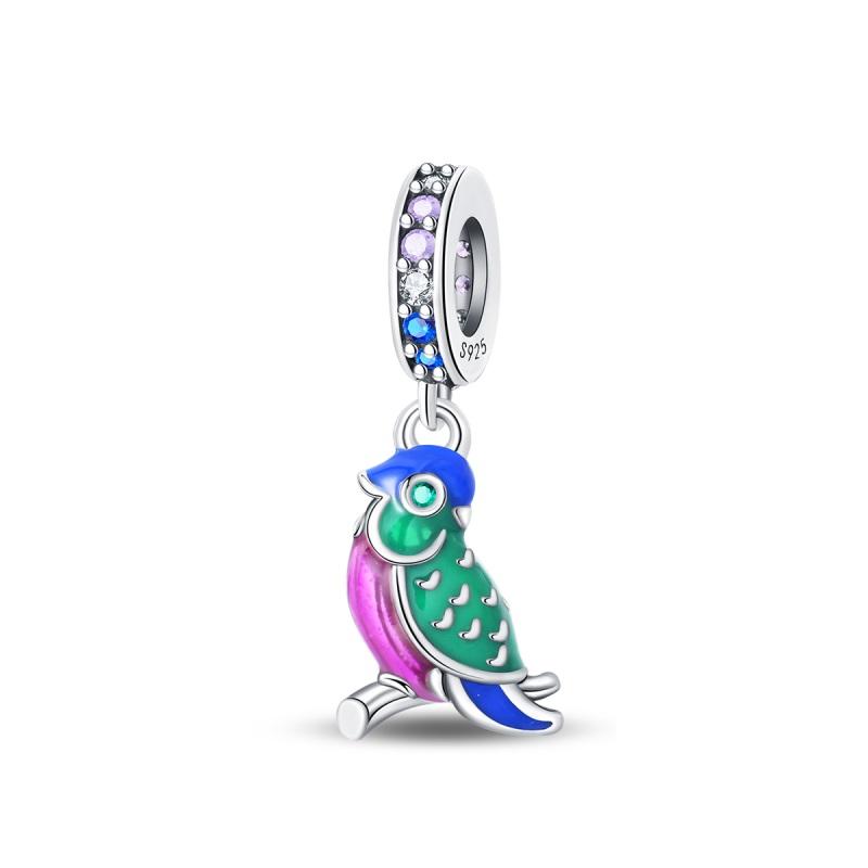 Forest Glow Elf Deer Charm Bead Component Astronaut UFO Bead Components Designed For Authentic Original 3mm Copper Metal Bracelet High Quality Fine