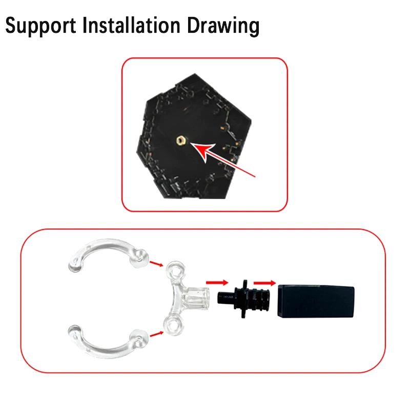 Toy Bracket Snake Tube Bracket Action Figure Base Display Stand Bracket For Figure Animation Cinema Game Model Bracket Accessor