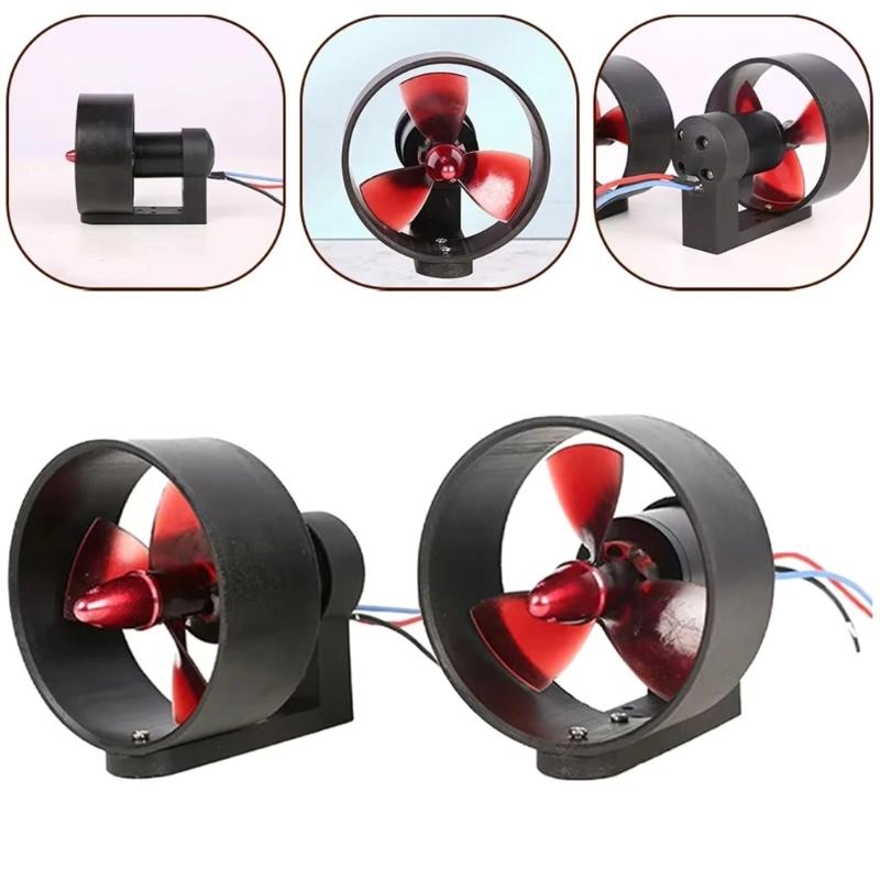 ABS Underwater Thruster 12-24V Brushless Electric Motor For Remote Control Ship And Boat Models