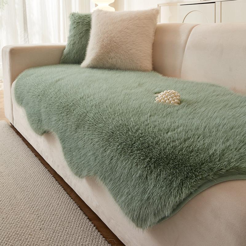 Irregular Luxury Mink Velvet Sofa Cushion