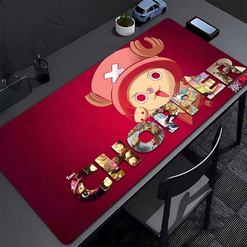 Gaming Mouse Pad Natural Rubber Kawaii One Piece Tony Tony Chopper Anime PC Computer Game Desk Mouse Mat Office Laptop Mousepad