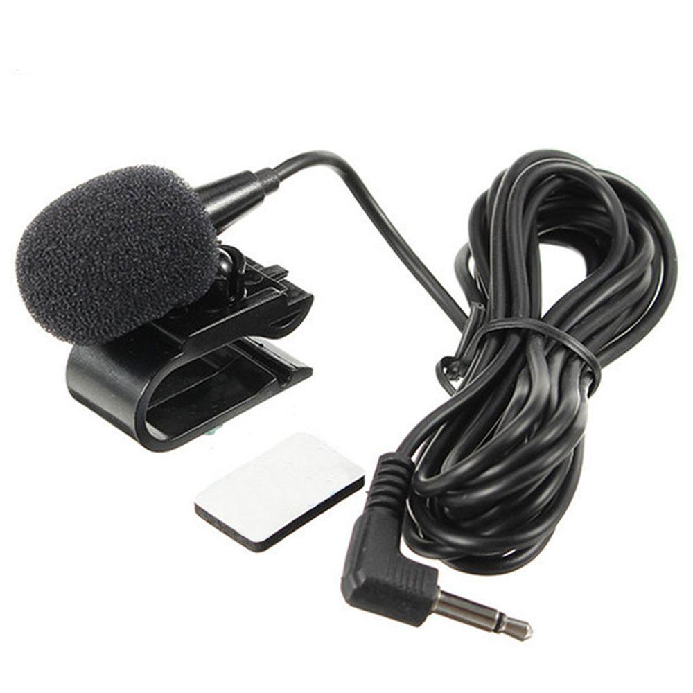 

Jack GPS Navigation Mic Car Audio Microphone Adhesive Microphone Microphone Lavalier Microphone чорний