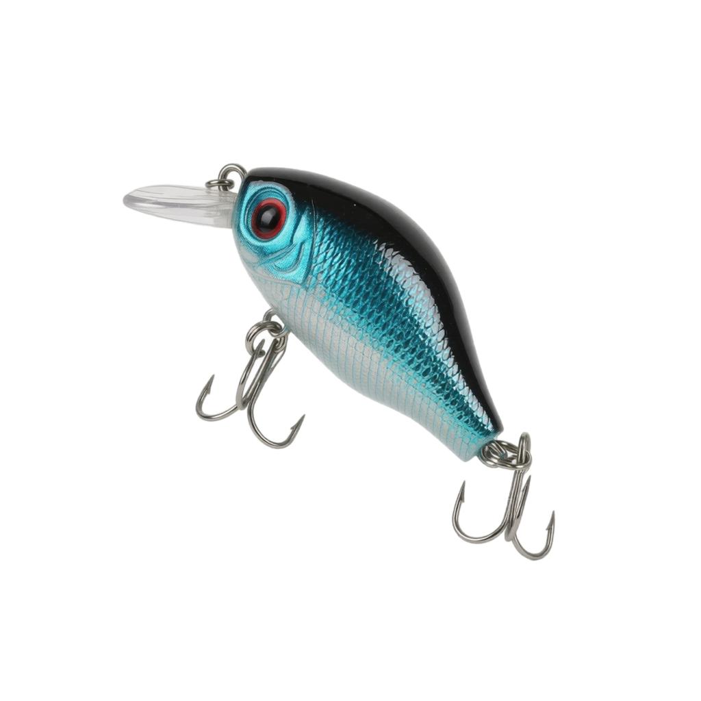 Fishing Lure Crankbait Hard Bait Artificial Bionic Fish Shape Lure with Treble Hooks for Freshwater Fishing Tackle