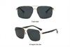 KAJILA 2026 Men's Retro Square Frame Polarized Sunglasses with Double Bridge Sun Protection