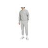 Nike Club Casual Simple Round Neck Pullover Sweatshirt Men sweatshirt Dark-Gray White FN3889-063